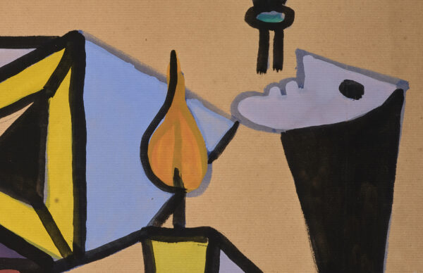Óscar Domínguez / Reclining women with candles (1947) - Imagen 2